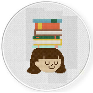Mind The Books Cross Stitch Pattern