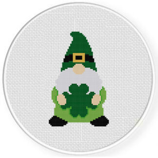 St. Paddy's Gnome Cross Stitch Pattern
