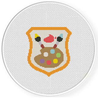Art Shield Cross Stitch Pattern