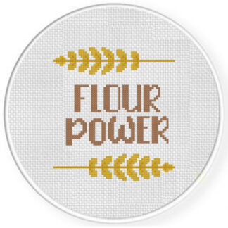 Flour Power Cross Stitch Pattern