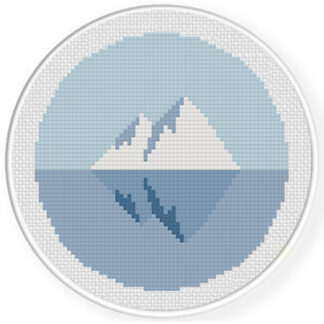 Iceberg Cross Stitch Pattern