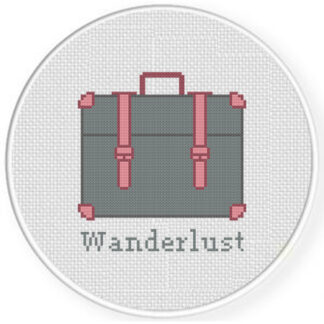 Suitcase Cross Stitch Pattern