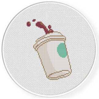 Jumpy Coffee Cross Stitch Pattern