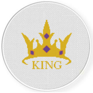 King's Crown Cross Stitch Pattern