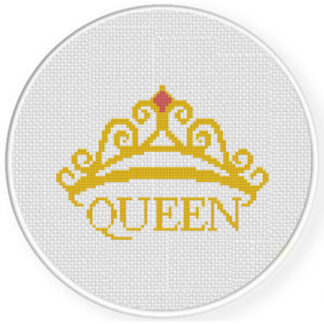Queen's Crown Cross Stitch Pattern