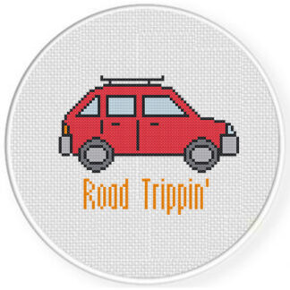Road Trippin' Cross Stitch Pattern