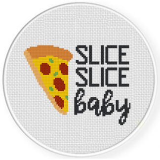 Slice Slice Baby Cross Stitch Pattern