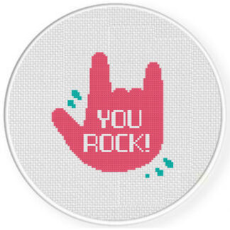 You Rock Cross Stitch Pattern