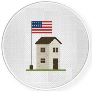 American House Cross Stitch Pattern