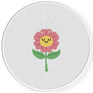 Flower Shower Cross Stitch Pattern