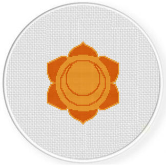 Sacral Chakra Cross Stitch Pattern