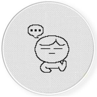 Speechless Cross Stitch Pattern
