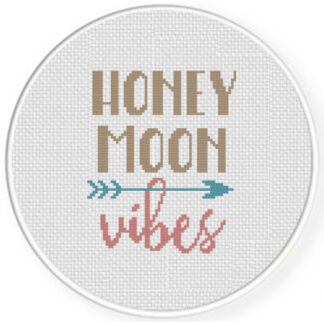 Honey Moon Vibes Cross Stitch Pattern