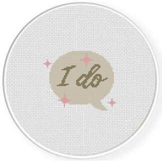 I Do Cross Stitch Pattern