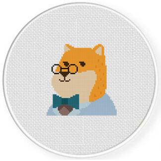Professor Doge Cross Stitch Pattern