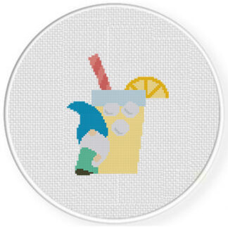 Gnome Lemonade Cross Stitch Pattern