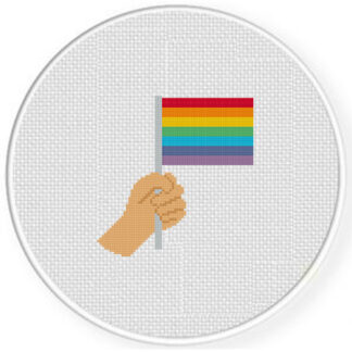 Pride Flag Cross Stitch Pattern