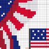 Star Spangled Girl Cross Stitch Pattern – Daily Cross Stitch