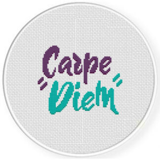 Carpe Diem Cross Stitch Pattern