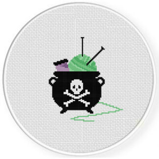 Crafty Cauldron Cross Stitch Pattern