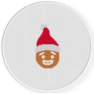 Gingerbread Hat Cross Stitch Pattern