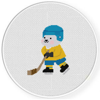 Hockey Cub Cross Stitch Pattern