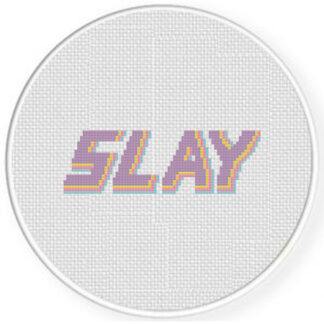 Slay Cross Stitch Pattern