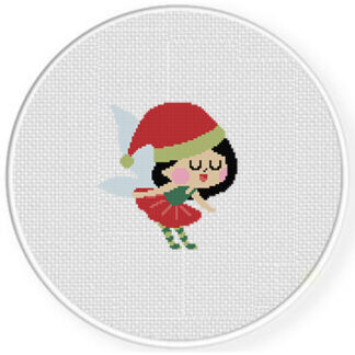 Christmas Pixie Cross Stitch Pattern