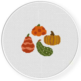 Gourd Group Cross Stitch Pattern