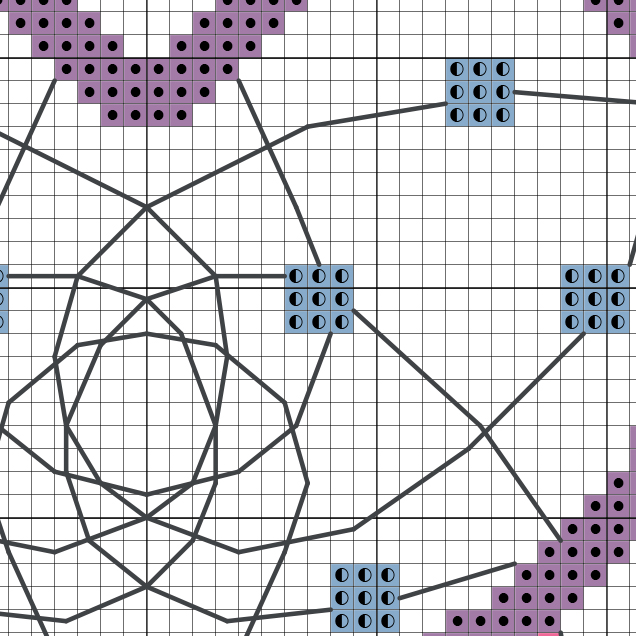 Dreamcatcher Hearts Cross Stitch Pattern, code MSS-018 MarShem