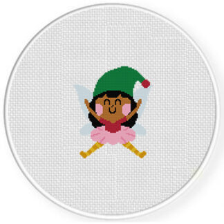 Holiday Fairy Cross Stitch Pattern
