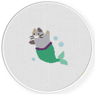 Purrmaid Cross Stitch Patter
