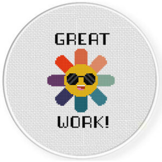 Great Work Cross Stitch Pattern
