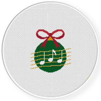 Ornament Music Cross Stitch Pattern