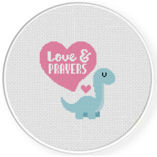 Love & Prayers Cross Stitch Pattern