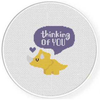 Thinking of You Cross Stitch Pattern