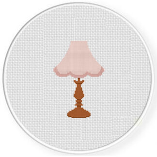 Lampshade Cross Stitch Pattern