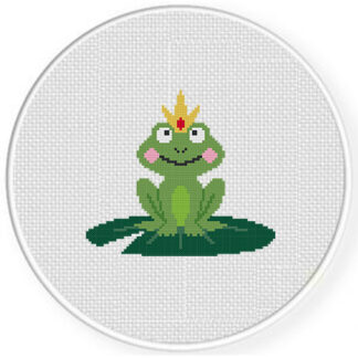 Frog Prince Cross Stitch Pattern
