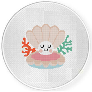 Pearly Shell Cross Stitch Pattern