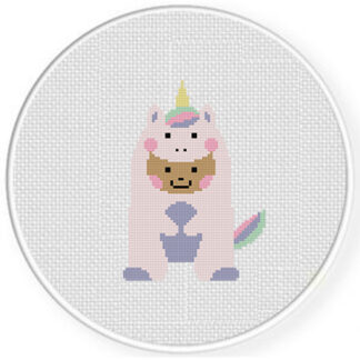 Unicorn Costume Cross Stitch Pattern