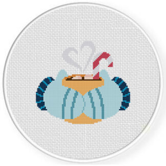 Warm Winter Cocoa Cross Stitch Pattern