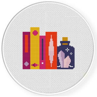 Astro Oracle Library Cross Stitch Pattern