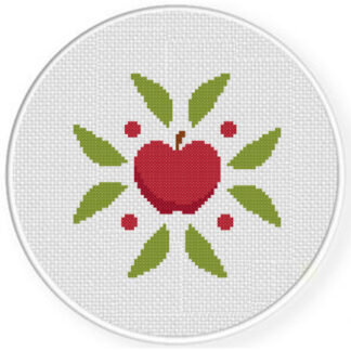 Apple Decoration Cross Stitch Pattern