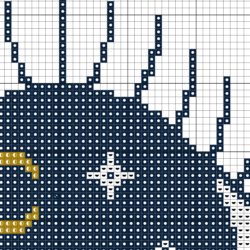 moon and stars  Cross stitch art, Pixel art pattern, Pixel art