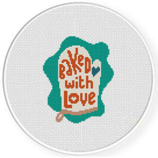Baked with Love Cross Stitch Pattern