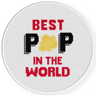 Best Pop in the World Cross Stitch Pattern