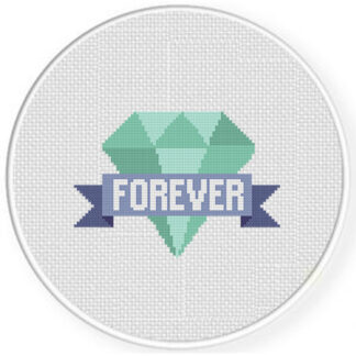 Diamonds are Forever Cross Stitch Pattern