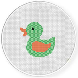 Cute Pattern Duck Cross Stitch Pattern