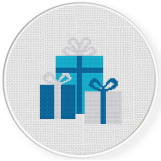 Hanukkah Gifts Cross Stitch Pattern