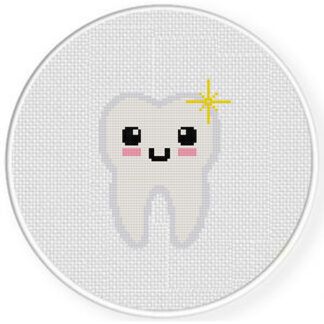 Happy Tooth Cross Stitch Pattern